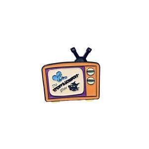 The Simpsons '90s Cartoon TV Show Itchy and Scratchy Enamel Lapel Pin Brooch